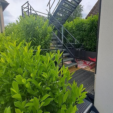 Studio cosy spacieux lumineux avec terrasse Vezelois Extérieur photo